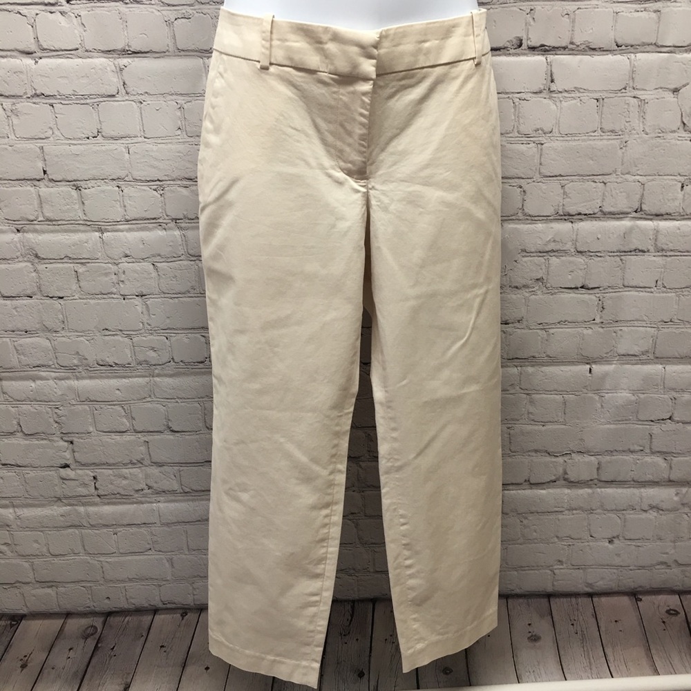 Cream J. Crew Cafe Capris
